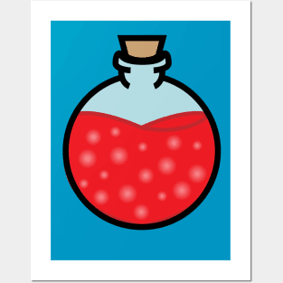 DIY Red Potions/Poisons for Tabletop Board Games Posters and Art